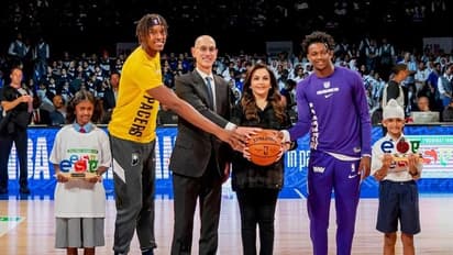 ಭಾರತದ ಚೊಚ್ಚಲ NBA ಪಂದ್ಯ; ಐತಿಹಾಸಿಕ ಕ್ಷಣಕ್ಕೆ ರಿಲಯನ್ಸ್ ಫೌಂಡೇಶನ್ ಮಕ್ಕಳು ಸಾಥ್!