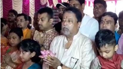'বাংলায় শুধু প্রতিমা বিসর্জন হওয়া বাকি', অষ্টমীর অঞ্জলি দিয়েই খোঁচা মুকুলের