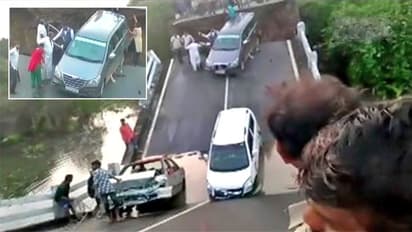 Gujarat bridge collapse: Four commuters receive injuries, several feared trapped