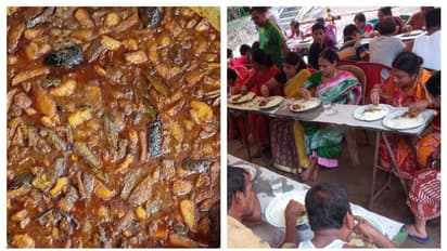 দশমীতে দু্র্গা চচ্চড়ি, খানাকুলের জমিদার বাড়িতে পাত পেড়ে খায় গোটা গ্রাম