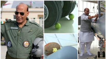 'ഇത് വിശ്വാസത്തിന്റെ ഭാഗം': റഫാല് വിമാനത്തിലെ പൂജയെ ന്യായീകരിച്ച് രാജ്നാഥ് സിംഗ്