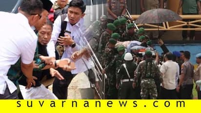 ಕಾರಿನಿಂದಿಳಿದ ಇಂಡೋನೇಷ್ಯಾ ರಕ್ಷಣಾ ಸಚಿವರಿಗೆ ಚಾಕು ಇರಿದ ದುಷ್ಕರ್ಮಿ