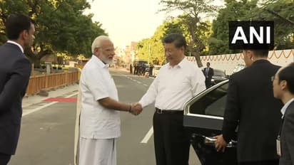 మహాబలిపురంలో చైనా అధ్యక్షుడు జిన్‌పింగ్‌కు మోడీ  ఘన స్వాగతం