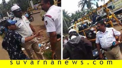ವಿಡಿಯೋ ಮಾಡಿದ ಯುವಕನ ಮೊಬೈಲ್ ಕಿತ್ತುಕೊಂಡ ಟ್ರಾಫಿಕ್ ಪೊಲೀಸರು