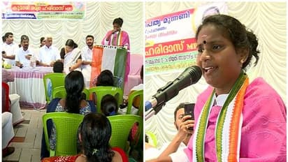 ആലത്തൂരില് 'പാടി ജയിച്ച പാട്ടു'മായി രമ്യ ഹരിദാസ് കോന്നിയില്; വീഡിയോ