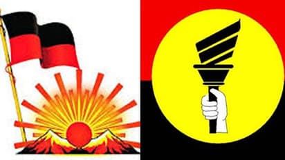 ஸ்டாலினுக்கு எதிராக தீப்பொறி கிளப்பும் விஜயகாந்த் வெறியர்... ரகளையில் ஈடுபட்ட திமுக தொண்டர்..!