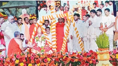 ಆದಿಚುಂಚನಗಿರಿ ಶ್ರೀಗೆ 108ಕೆ.ಜಿ. ಬೆಳ್ಳಿ ತುಲಾಭಾರ