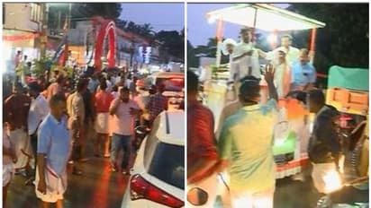 വട്ടിയൂർക്കാവില്‍ തെരഞ്ഞെടുപ്പ് യോഗത്തിനിടെ എൽഡിഎഫ് - യുഡിഎഫ് വാക്കേറ്റം