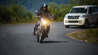 122KM ರಾಯಲ್ ಎನ್‌ಫೀಲ್ಡ್ ರೈಡ್ ಮಾಡಿದ ಅರುಣಾಚಲ CM!