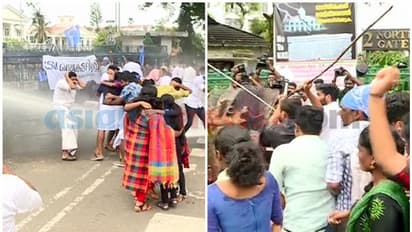 'ജലീല്‍ രാജിവയ്ക്കണം'; കെഎസ്‍യു മാര്‍ച്ച് സംഘര്‍ഷഭരിതം; ലാത്തിച്ചാര്‍ജ്, ജലപീരങ്കി പ്രയോഗിച്ചു