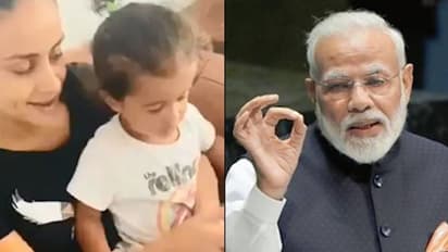 ‘Extremely adorable’ says PM Modi to Gul Panag's son Nihal, after he did this