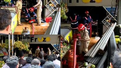 മലപ്പുറത്ത് ഗ്യാസ് ലീക്കായി ഹോട്ടലിൽ തീപിടുത്തം; ഷട്ടർ പൊട്ടിത്തെറിച്ചു, ഒഴിവായത് വൻ ദുരന്തം