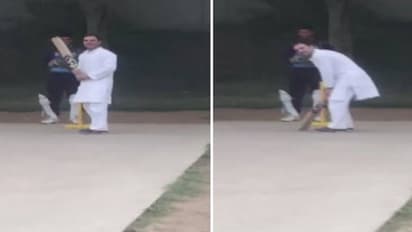 ಭರ್ಜರಿ ಬ್ಯಾಟಿಂಗ್ ಮಾಡಿದ ರಾಹುಲ್ ಗಾಂಧಿ