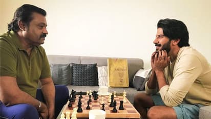 'മന്ത്രിയെയും വെട്ടി' സുരേഷ് ഗോപി; വൈറല് ചിത്രത്തിനൊപ്പം ദുല്ഖര് പറയുന്നു