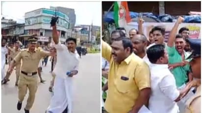 മുക്കത്ത് കെടി ജലീലിനെതിരെ കരിങ്കൊടി പ്രതിഷേധം; യൂത്ത് കോണ്ഗ്രസ് പ്രവര്ത്തകര് കസ്റ്റഡിയില്