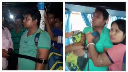 বাসের মধ্যেই ঝগড়া- হাতাহাতি, বর্ধমানে স্বামীকে পোস্টে বেঁধে রাখলেন স্ত্রী
