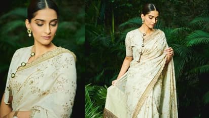 സാരിയിൽ വീണ്ടും ഫാഷൻ പരീക്ഷണവുമായി സോനം