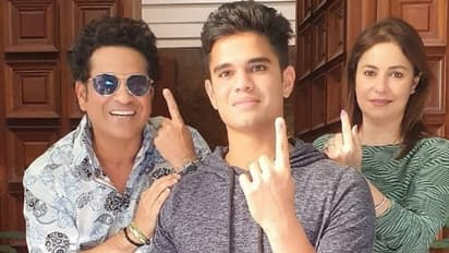 Maharashtra election: Sachin Tendulkar casts his vote in Mumbai, urges voters to turn out in large numbers