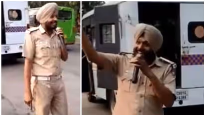 'ഇത് വെറും പാട്ടല്ല, വൈറലായ പാഠം പഠിപ്പിക്കല്';' ബോലോ താരാരരാ' സ്റ്റൈലില് പാട്ടുപാടി ട്രാഫിക് നിയന്ത്രിച്ച് പൊലീസുകാരന്