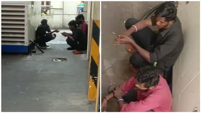 பட்ட பகலில்... சென்னை சிட்டியில்.. கொஞ்சமும் அசராமல் என்ன செய்கிறார்கள் பாருங்கள்..! நடவடிக்கை எடுக்குமா காவல் துறை..!