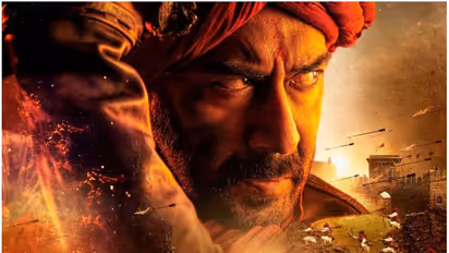 Ajay Devgn features as feisty warrior on 'Tanhaji: The Unsung Warrior' poster