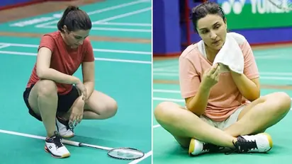 Parineeti Chopra completes her 'homework' on way to meet Saina Nehwal