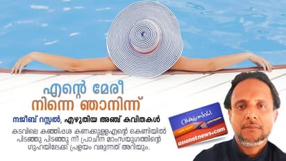 എന്റെ മേരീ നിന്നെ ഞാനിന്ന്, നജീബ് റസ്സല് എഴുതിയ അഞ്ച് കവിതകള്