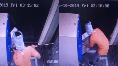 കിഴക്കമ്പലത്ത് എടിഎമ്മില്‍ കവര്‍ച്ചാശ്രമം; സിസിടിവിയില്‍ കണ്ട് പൊലീസെത്തും മുന്‍പ് മോഷ്ടാവ് രക്ഷപ്പെട്ടു