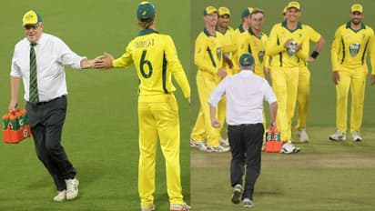 கிரிக்கெட் வீரர்களுக்கு டிரிங்ஸ் எடுத்துச்சென்ற ஆஸ்திரேலிய பிரதமர்.. நெகிழ்ச்சி சம்பவம்