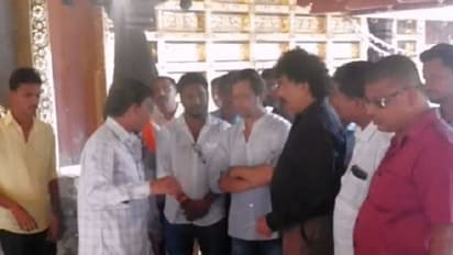 ಅರ್ಜುನ್ ಸರ್ಜಾ ನಿರ್ಮಾಣದ ಹನುಮ ದೇಗುಲಕ್ಕೆ ಮಂಗಳೂರಿನ ಶಿಲ್ಪಿ