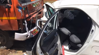 കാഞ്ഞിരപ്പള്ളിയിൽ കാറും ലോറിയും ബൈക്കും കൂട്ടിയിടിച്ച് മൂന്ന് പേർ മരിച്ചു