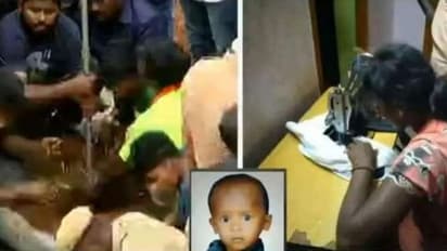 மகனை காப்பாற்ற தாயின் பாச போராட்டம்...!! குழியிலிருக்கும் சுஜித்கு பை தைத்துக்கொடுத்த அன்புத் தாய்..!!