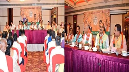 ಇತ್ತ ಡಿಕೆಶಿಗೆ ಅದ್ಧೂರಿ ಸ್ವಾಗತ, ಅತ್ತ ಬಿಜೆಪಿ ಸಭೆಯಲ್ಲಿ ಅಸಮಾಧಾನ ಸ್ಫೋಟ