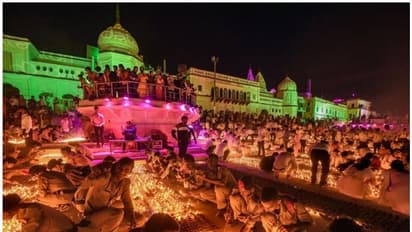 ദീപശോഭയില് അയോധ്യക്ക് റെക്കോര്ഡ്; സരയുവില് 'മിഴിതുറന്നത്' 4.10 ലക്ഷം ദീപങ്ങള്