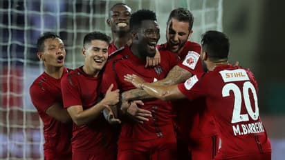 ഐഎസ്എല്: വരവറിയിച്ച് അസമാവോ ഗ്യാന്; നോര്ത്ത് ഈസ്റ്റിന് ജയം