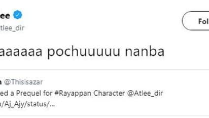 "செஞ்சிட்டா போச்சு"... 'பிகில்' ராயப்பன் கேரக்டரின் ப்ரீகுவல் குறித்து இயக்குநர் அட்லி அசத்தல் பதில்!