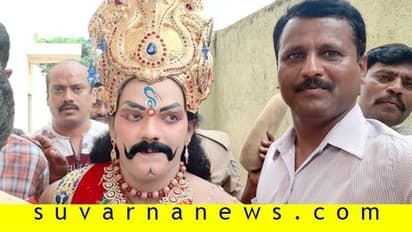 ನಾಟಕದಲ್ಲಿ ದುರ್ಯೋಧನನಾಗಿ ಮಿಂಚಿದ ತುಮಕೂರು ಎಸ್ ಪಿ