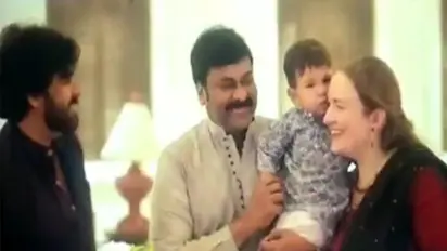 పవన్ చిన్న కొడుకుతో చిరంజీవి.. మెగా ఫ్యామిలీ దీపావళి సెలెబ్రేషన్స్!