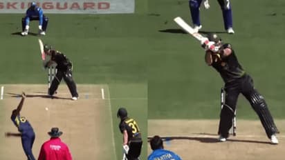 தோனியை தத்ரூபமாக கண்முன் கொண்டுவந்த மேக்ஸ்வெல்.. வீடியோ