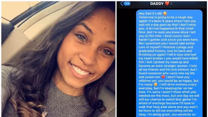 മരിച്ചുപോയ അച്ഛന്റെ ഫോൺ നമ്പറിലേക്ക് തുടർച്ചയായി നാലുവർഷം മെസ്സേജയച്ച മകൾക്ക്, ഒടുവിൽ മറുപടി കിട്ടിയപ്പോൾ