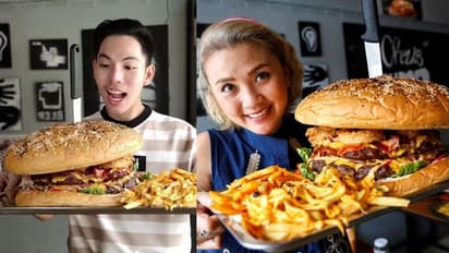 ആറ് കിലോയുള്ള ബര്‍ഗര്‍ ഒമ്പത് മിനിറ്റിനകം കഴിക്കാമോ? 10000 രൂപ സമ്മാനം, ബാങ്കോക്ക് കലോറി ചലഞ്ച്