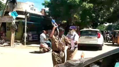 video: ఉన్నతాధికారుల వేధింపులు... నడిరోడ్డుపై కానిస్టేబుల్ ఆత్మహత్యాయత్నం