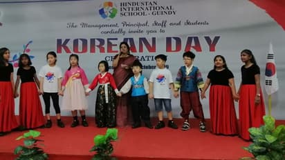 గుండిలోని హిందుస్థాన్ ఇంటర్నేషన్ల్ స్కూల్లో ‘‘కొరియన్ డే’’ వేడుకలు