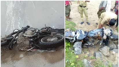 കടലാക്രമണത്തില് പൊങ്ങിവന്നത് രണ്ടുവര്ഷം മുമ്പ് കുഴിച്ചിട്ട ബുള്ളറ്റ് ബൈക്ക്; പൊലീസും ഹാപ്പി!