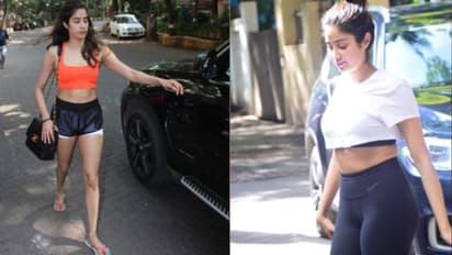 জিম শর্টস ছেড়ে স্ল্য়াক্সে জাহ্নবি, নেট দুনিয়ায় হইচই