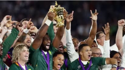 ഇംഗ്ലണ്ടിനെ തകര്ത്ത് റഗ്ബി ലോകകപ്പ് ദക്ഷിണാഫ്രിക്കയ്ക്ക്; റെക്കോര്ഡിനൊപ്പം