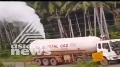 മംഗളൂരു- ബാംഗ്ലൂർ ദേശീയപാതയിൽ ഗ്യാസ് ടാങ്കറില് ചോര്ച്ച