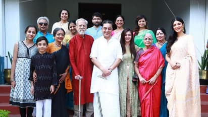 కూతుర్లతో కమల్ బర్త్ డే సెలబ్రేషన్స్!