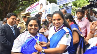 కేసీఆర్ చెప్పిందే మళ్లీ చెప్పినందుకు ధన్యవాదాలు.. గవర్నర్ తమిళిసై వ్యాఖ్యలపై ఎమ్మెల్సీ కవిత ట్వీట్..