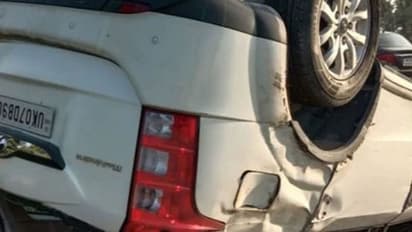 தலைக்குப்புற கார் கவிழ்ந்து விபத்து... பாஜக எம்.பி படுகாயம்..!